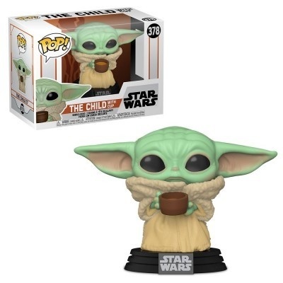 Figura Funko Pop The Child Star Wars 378 com chávena