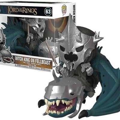 Figura Funko Pop! de Witch King on Fellbeast Lord of the Rings na caixa