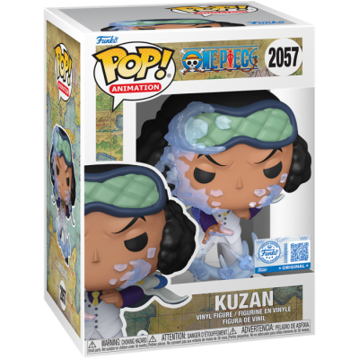 Funko Pop! Animation One Piece Kuzan número 2057 em caixa de embalagem