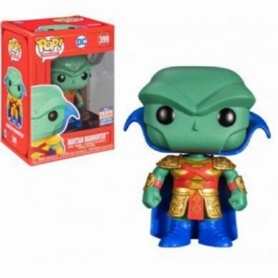 Funko Pop! Martian Manhunter com caixa vermelha