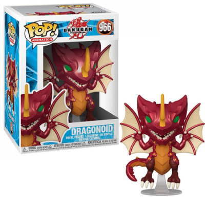 Figura de vinil Pop de Dragonoid da animação Bakugan