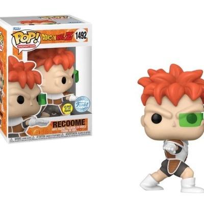 Figura colecionável Funko Pop! Dragon Ball Z Recoome com cabelo vermelho e visor verde