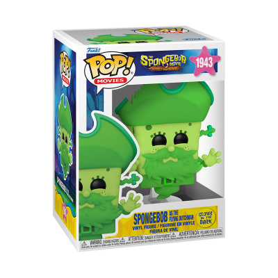 Figura Funko Pop! SpongeBob como Flying Dutchman na caixa