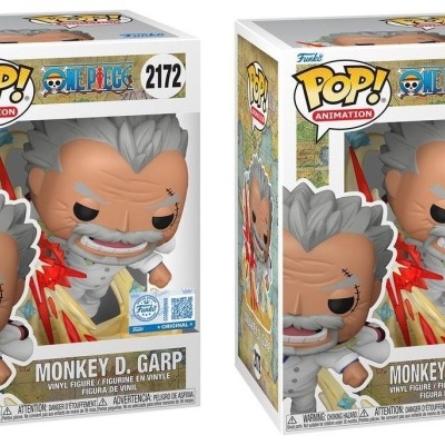 Funko Pop Monkey D. Garp One Piece figura de vinil na embalagem