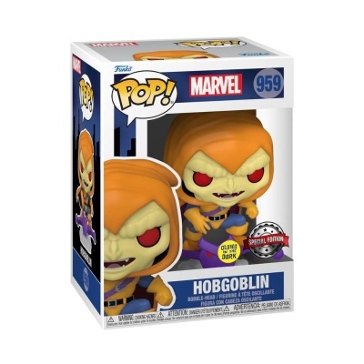Funko Pop Hobgoblin Marvel nº 959 em caixa