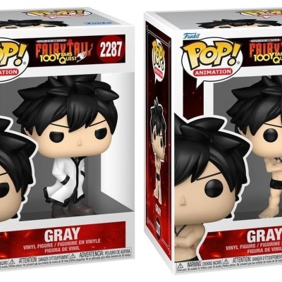Figuras Funko Pop! Animation Gray de Fairy Tail em caixas