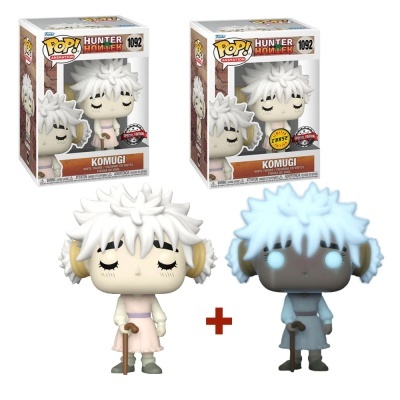 Funko Pop! Komugi com versão brilhante no escuro e caixas