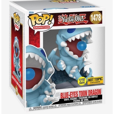 Figura POP! Animation Blue-Eyes Toon Dragon Yu-Gi-Oh! na caixa