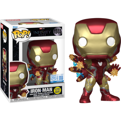 Figura Funko Pop Iron Man Infinity Saga 1555 com caixa