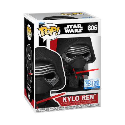 Funko Pop de Kylo Ren em caixa Star Wars