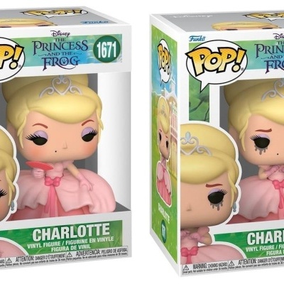 Funko Pop! Charlotte de The Princess and the Frog em duas versões numa caixa