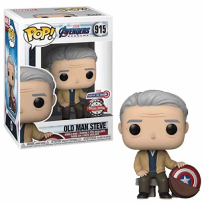 Figura Funko Pop! Old Man Steve Avengers Endgame nº 915 com caixa