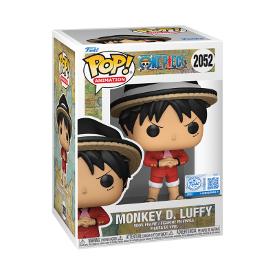 Caixa com Figura Funko Pop! Monkey D. Luffy One Piece