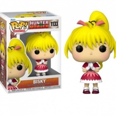Figura Funko Pop! da personagem Bisky do Hunter x Hunter com caixa
