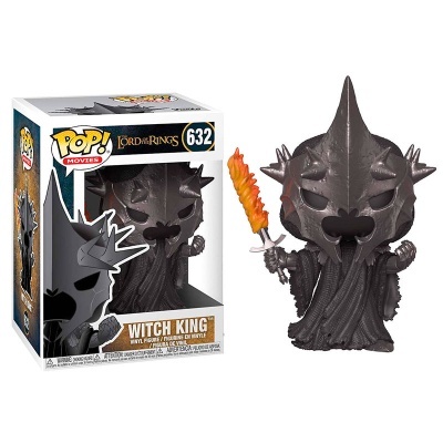 Figura Funko POP! Witch King de Lord of the Rings com espada em chamas e caixa original