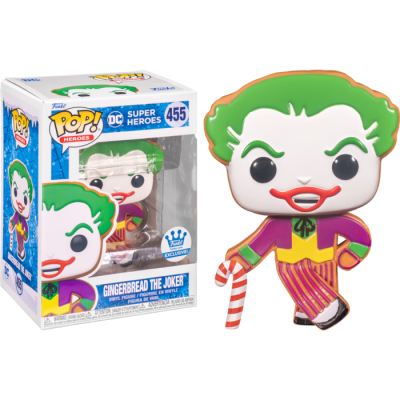 Figura Funko Pop! de The Joker versão gengibre com embalagem