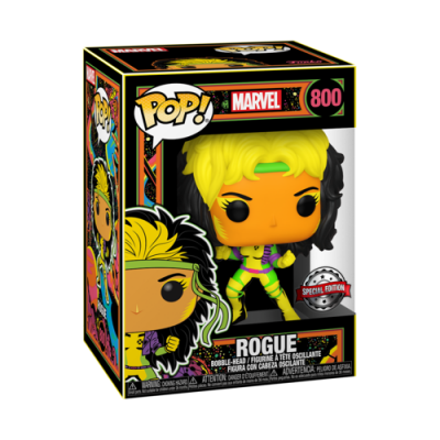 Boneco Funko Pop! Rogue Marvel nº 800 em caixa