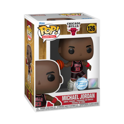 Figura de vinil Michael Jordan Pop! Basketball na caixa