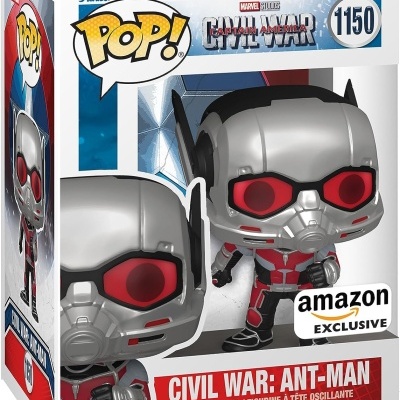 Funko Pop Homem-Formiga Civil War embalagem