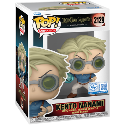 Funko Pop! Kento Nanami Jujutsu Kaisen número 2129 em caixa