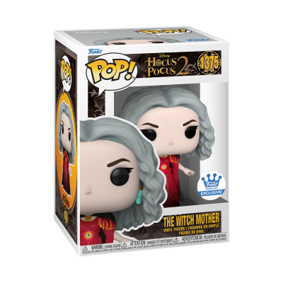 Funko Pop de The Witch Mother de Hocus Pocus 2 em embalagem