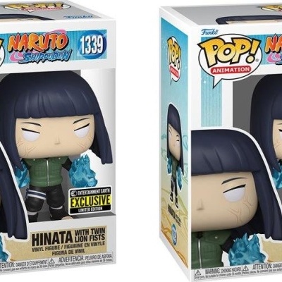 Caixas de figuras Funko Pop! Hinata Hyuga Naruto Shippuden com fogo azul