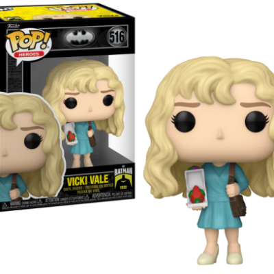 Figura Funko Pop Vicki Vale com vestido azul claro e cabelo loiro