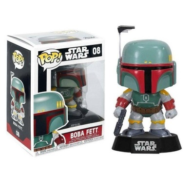 Figura POP! de Boba Fett da coleção Star Wars com caixinha