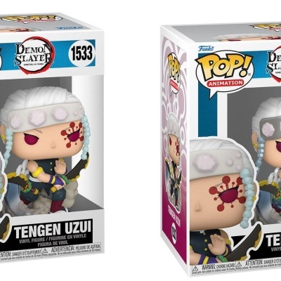 Figura Pop! Animation Tengen Uzui da série Demon Slayer em caixa