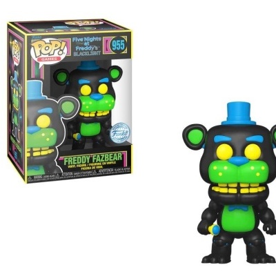 Figura Funko Pop de vinil do Freddy Fazbear com embalagem