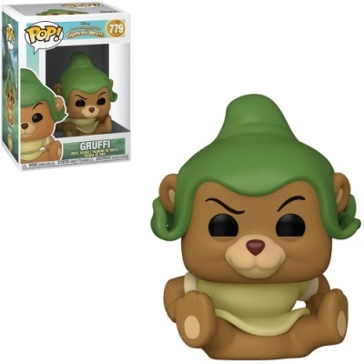 Figura Funko Pop! Gruffi de vinil castanho com cabelo verde e caixa colorida