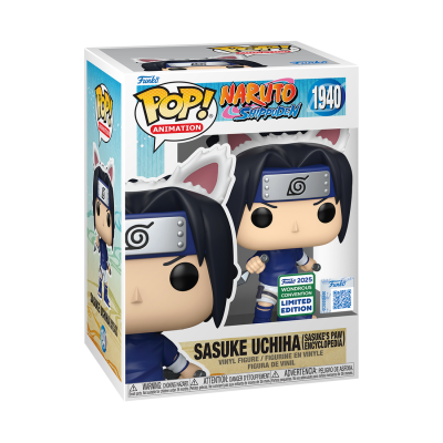 Figura Funko Pop! do Sasuke Uchiha com orelhas de gato