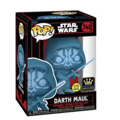 Figura Funko Pop! Darth Maul de Star Wars na caixa