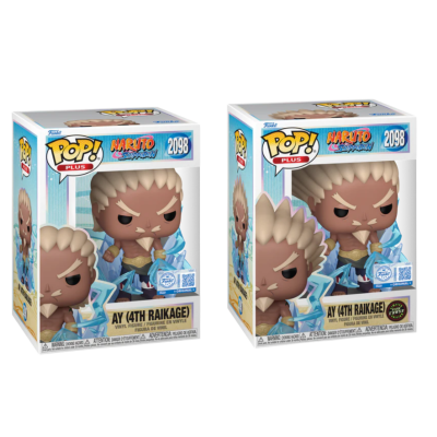 Figura Funko Pop Plus AY 4TH RAIKAGE da série Naruto em caixa