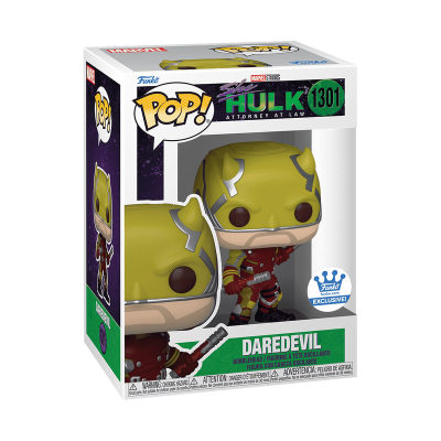 Funko Pop do Hulk Attorney at Law Daredevil com caixa original