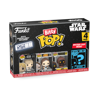 Caixa Funko Bitty Pop! Star Wars 4 pack com figuras colecionáveis