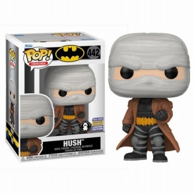 Boneco Funko Pop de vinil do personagem Hush do Batman, na caixa edição limitada Winter 2023