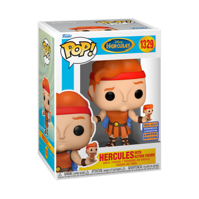 Figura Funko Pop! do Disney Hércules em caixa