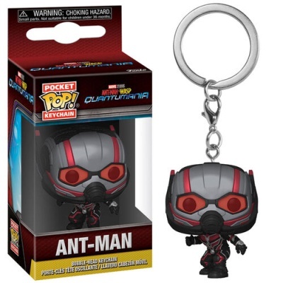 Chaveiro Pocket Pop! Ant-Man em figura estilizada com embalagem