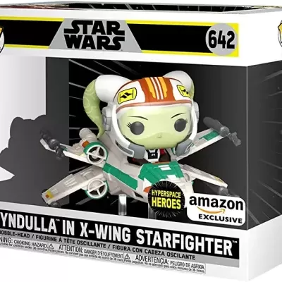 Figura Funko Pop! Hera Syndulla no X-Wing Starfighter no seu estojo