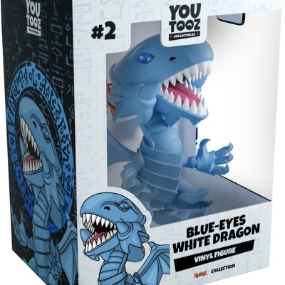 Embalagem do brinquedo colecionável Blue-Eyes White Dragon da YouTooz