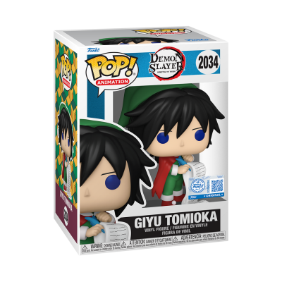 Funko Pop! Giyu Tomioka Demon Slayer na caixa