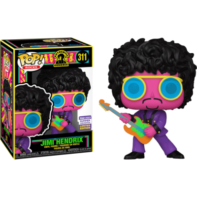 Figura Funko Pop! Rocks Jimi Hendrix com caixa