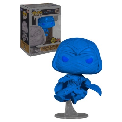 Figura Funko Pop de Moon Knight azul com caixa