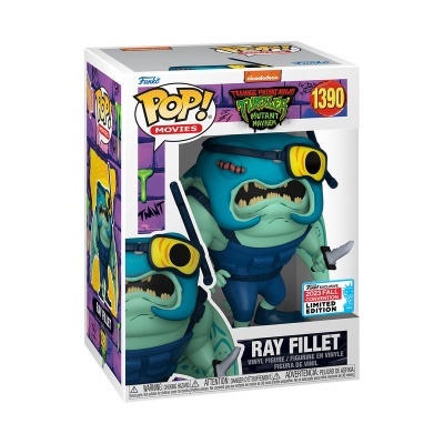 Figura Ray Fillet Pop! Movies Teenage Mutant Ninja Turtles na caixa