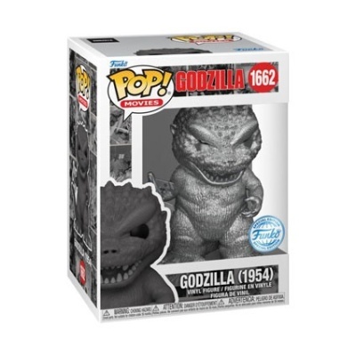 Figura Funko Pop! Godzilla 1954 caixa branca com janela