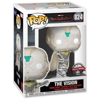 Figura Funko Pop! The Vision WandaVision caixa
