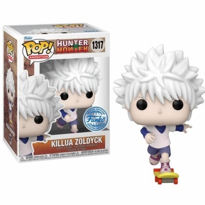 Figura Funko Pop! Killua Zoldyck Hunter x Hunter com skate