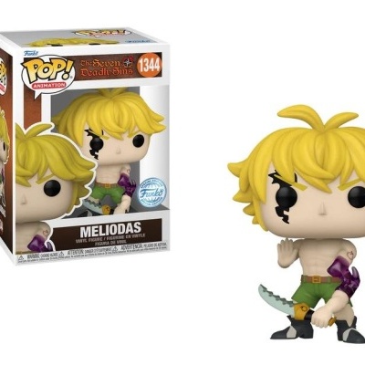 Figura Funko Pop MELIODAS da série The Seven Deadly Sins com caixa