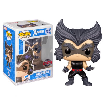 Figura Funko Pop! Wolverine X-Men nº 722 em vinil e caixa original